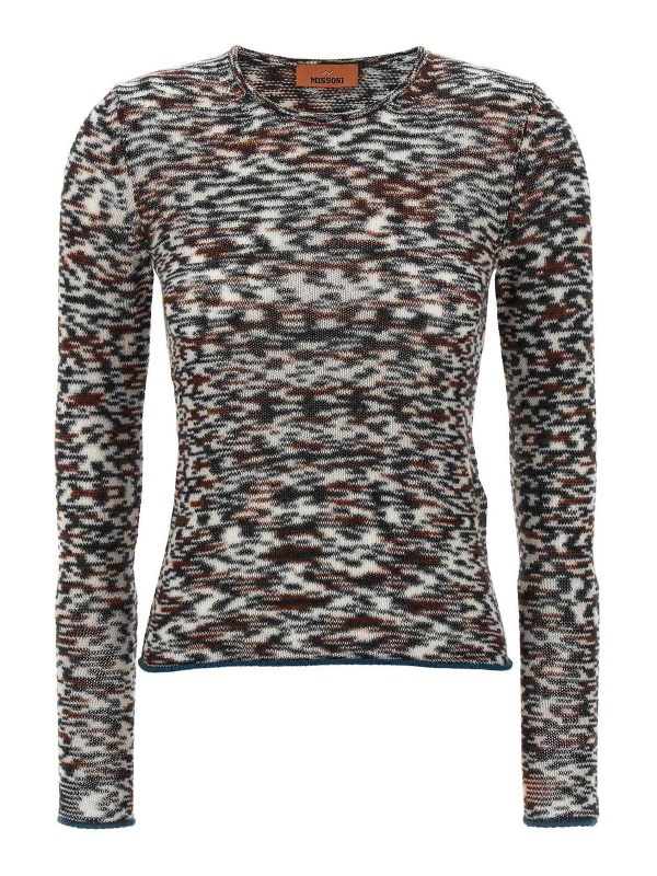 Missoni Pull Col Rond - Multicolore