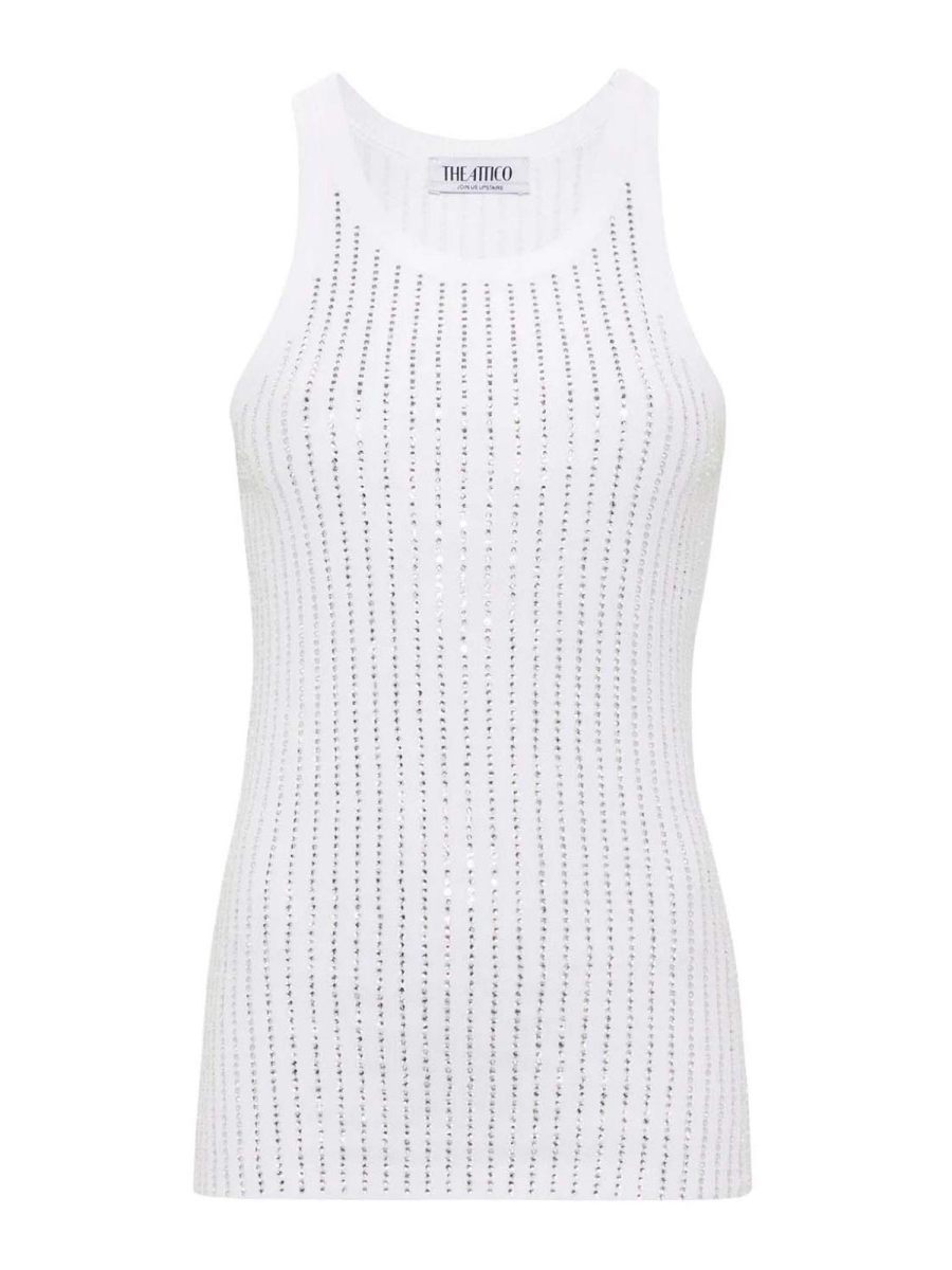 The Attico Top - Blanc