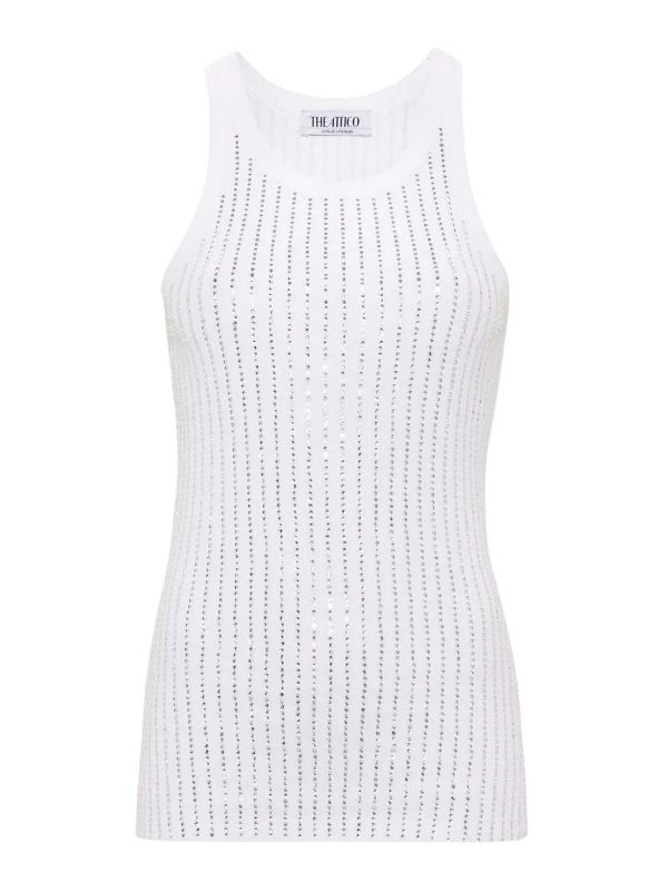 The Attico Top - Blanc