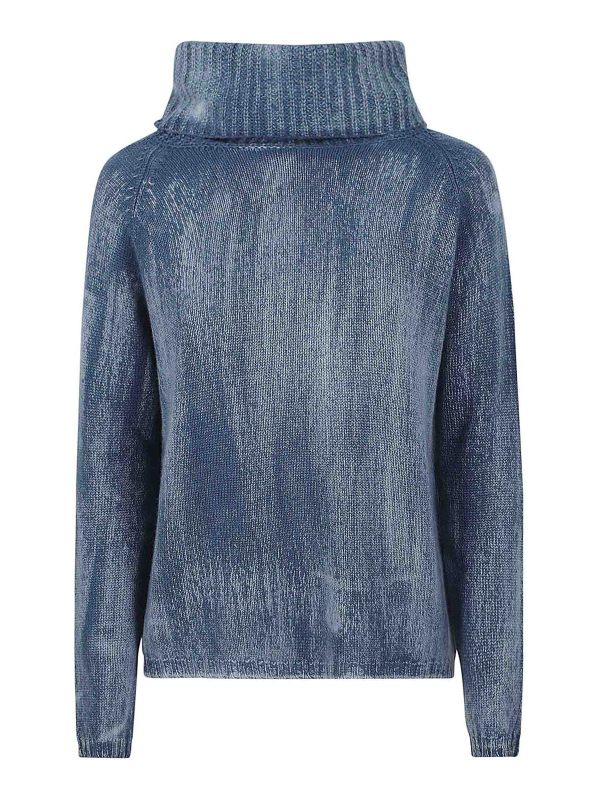 Avant Toi Pull Col Roulé - Bleu