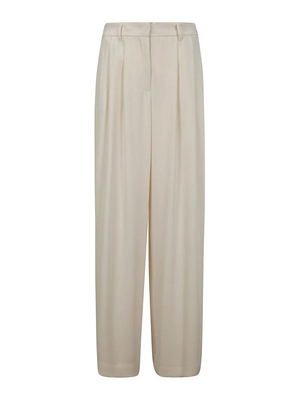 Drhope Pantalons Décontractés - Blanc