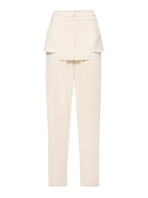 Andreādamo Pantalons Décontractés - Beige