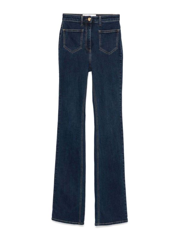 Elisabetta Franchi Jean Bootcut - Bleu