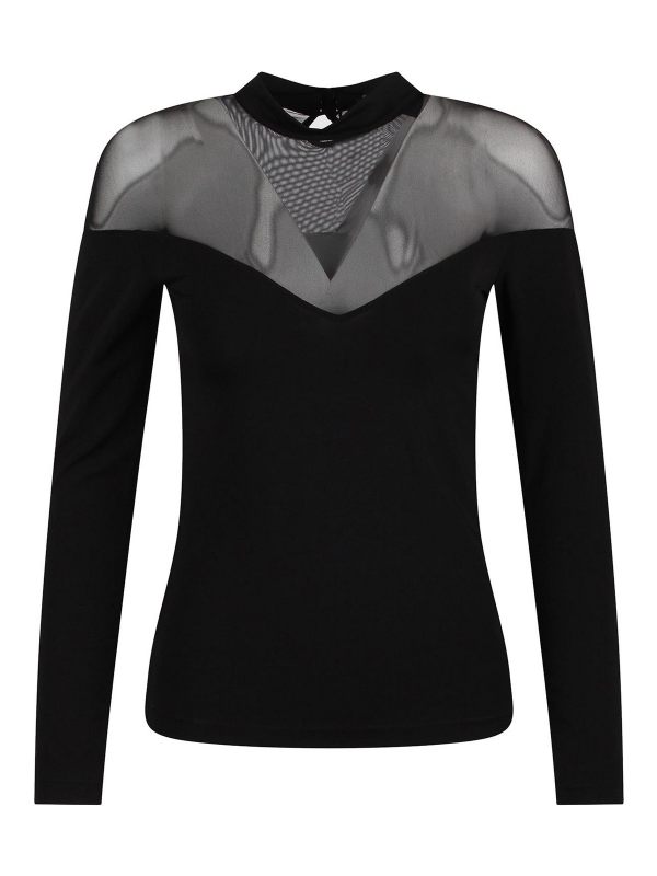 Federica Tosi Pull Col Bateau - Noir