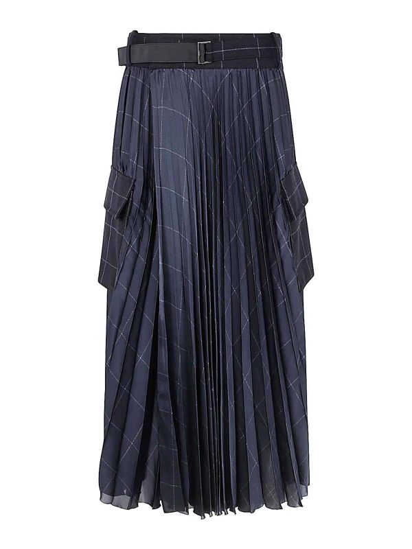 Sacai Jupe Midi - Noir