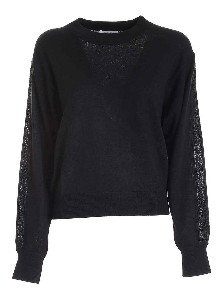 See by Chloé Pull Col Rond - Noir