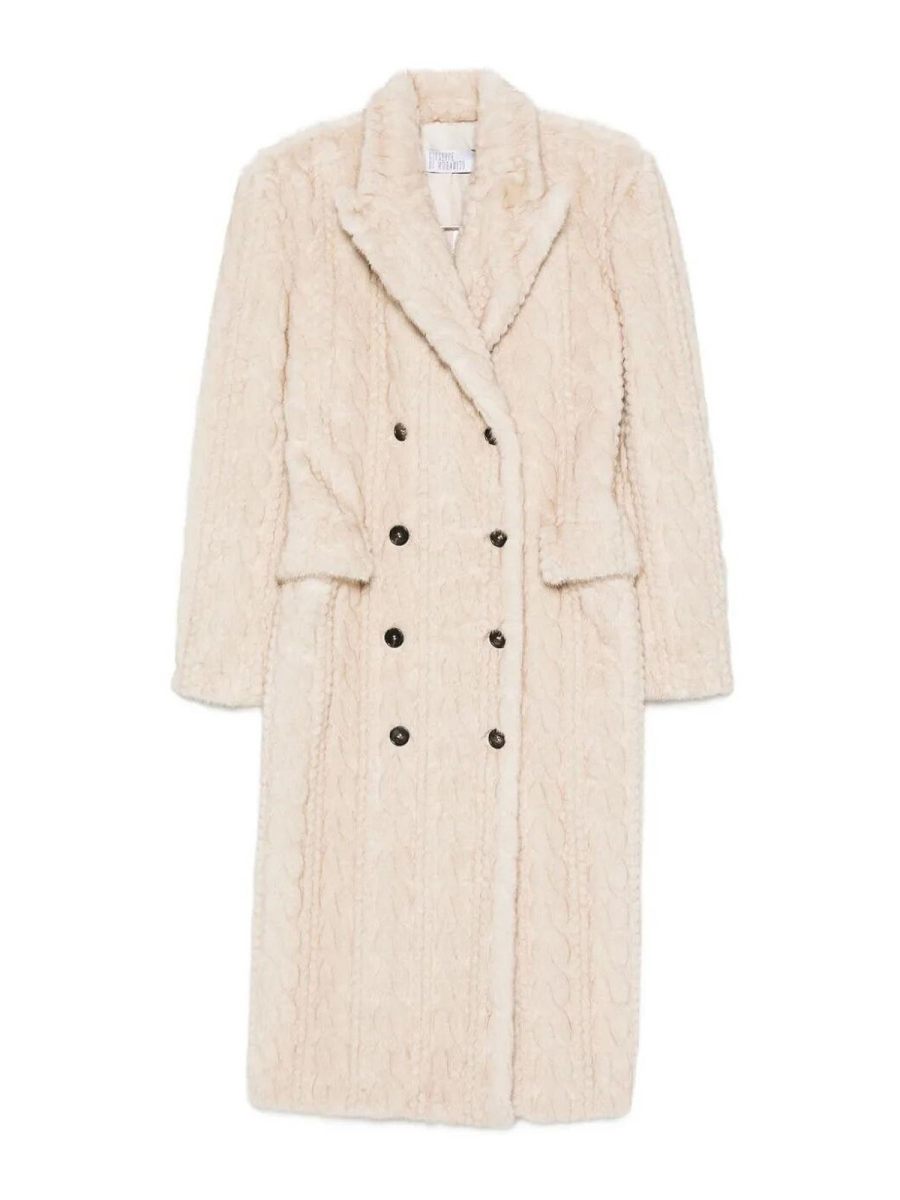 Giuseppe Di Morabito Manteau Court - Crème