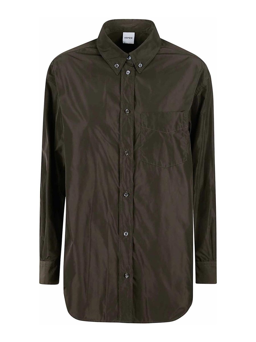 Aspesi Chemise - Vert Foncé