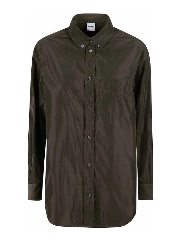 Aspesi Chemise - Vert Foncé