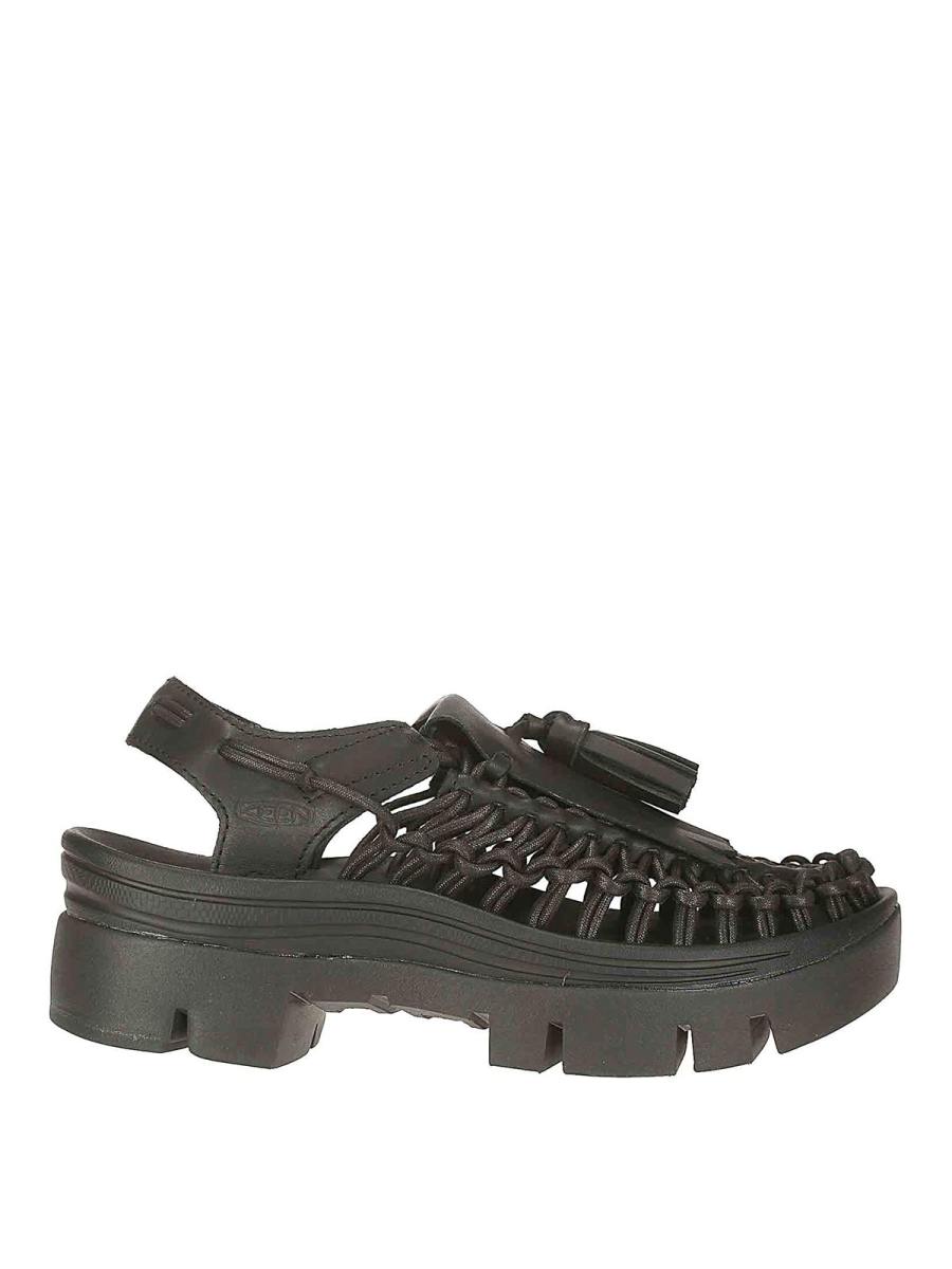Comme Des Garcons Sandales - Noir