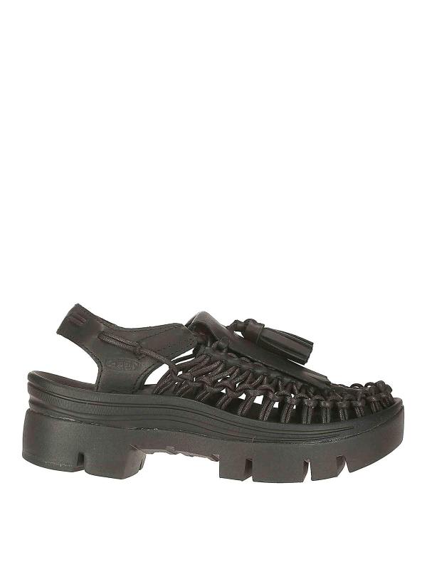 Comme Des Garcons Sandales - Noir