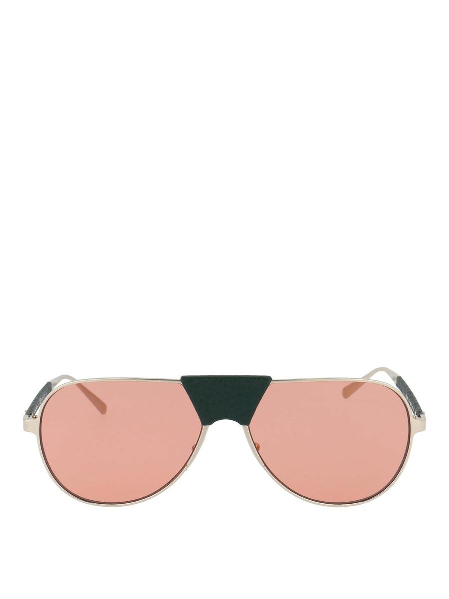 Ferragamo Lunettes De Soleil - Or
