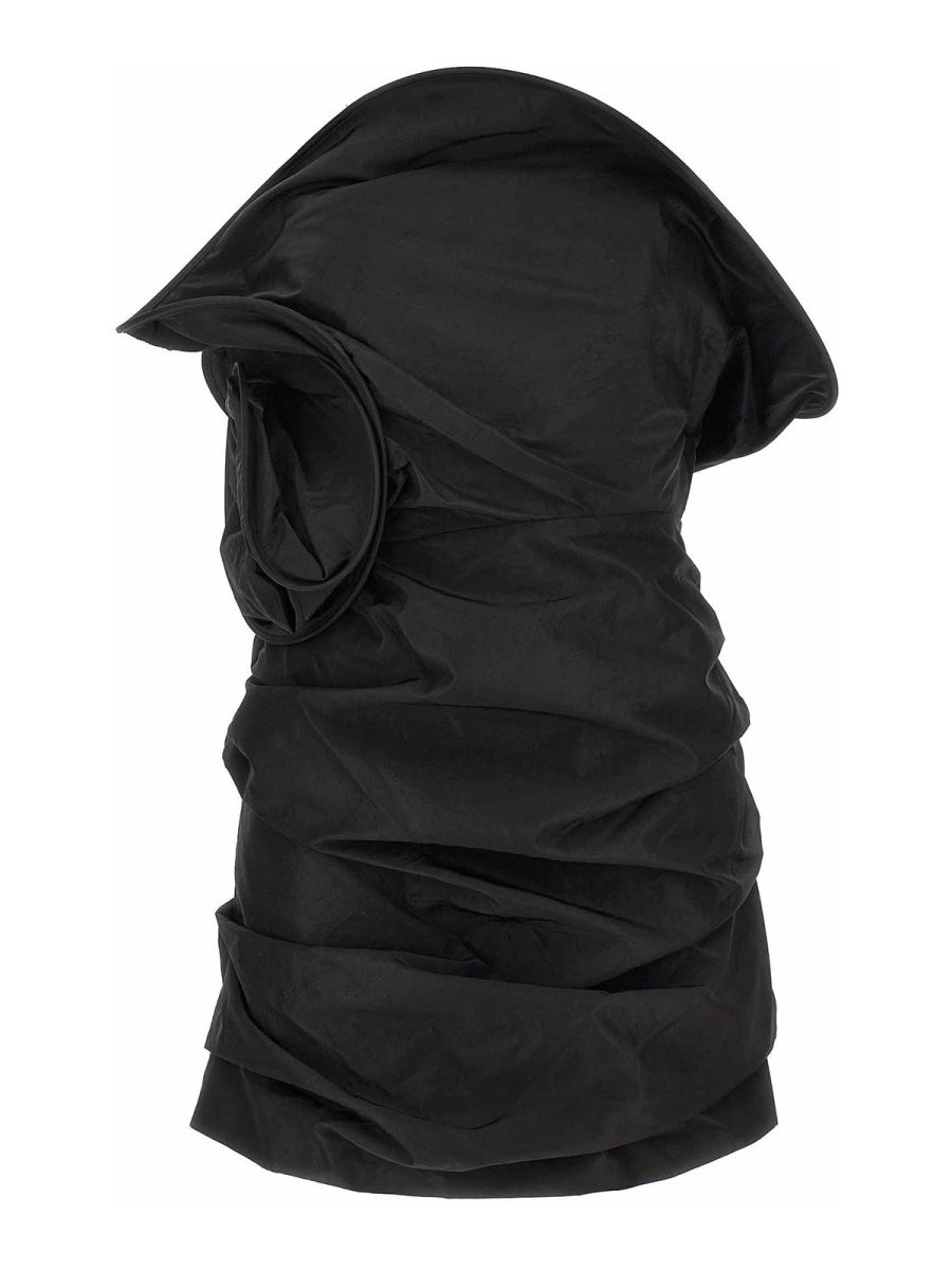 Magda Butrym Robe Au Genou - Noir