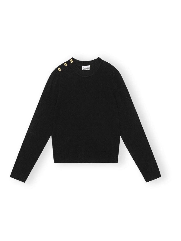 Ganni T-Shirt - Noir