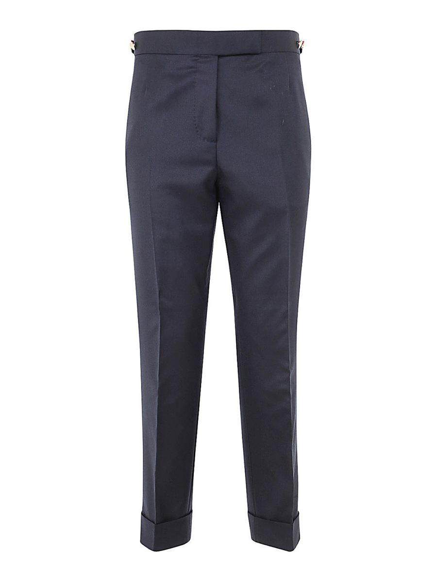 Thom Browne Pantalon Couturier - Bleu