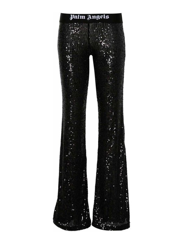 Palm Angels Pantalons Décontractés - Noir