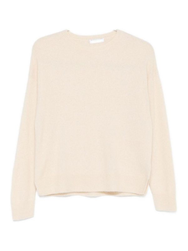 Majestic Filatures Pull Col Rond - Blanc