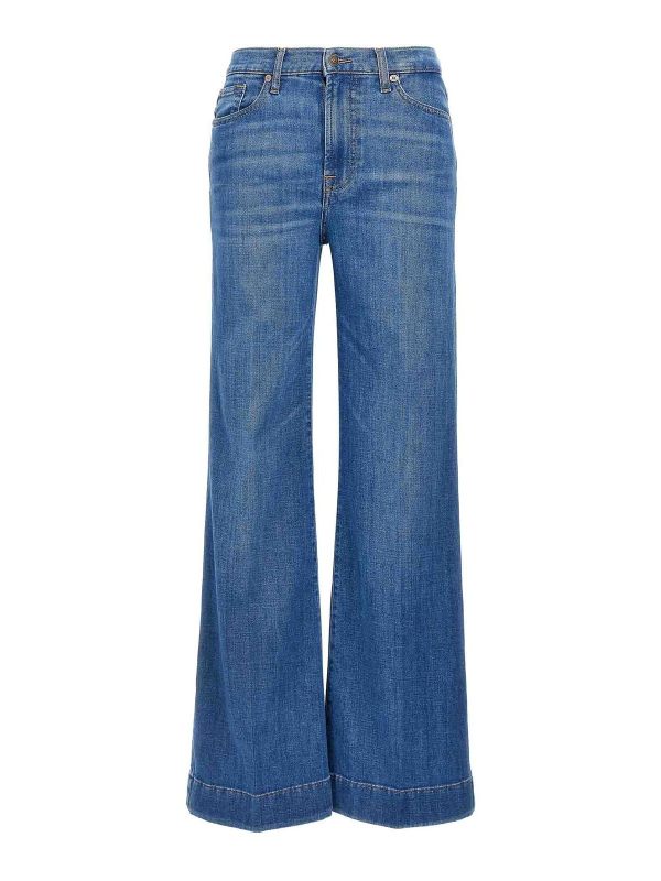 7 For All Mankind Jean Bootcut - Bleu