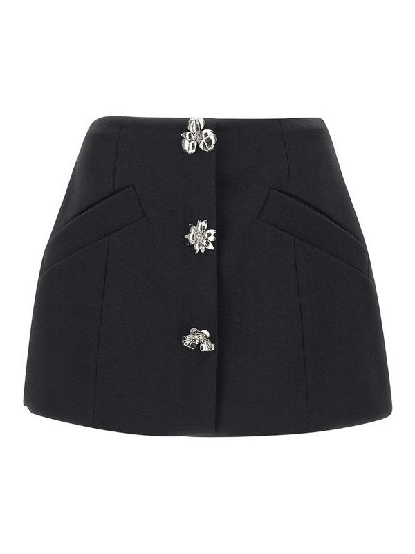Blumarine Mini Jupe - Noir
