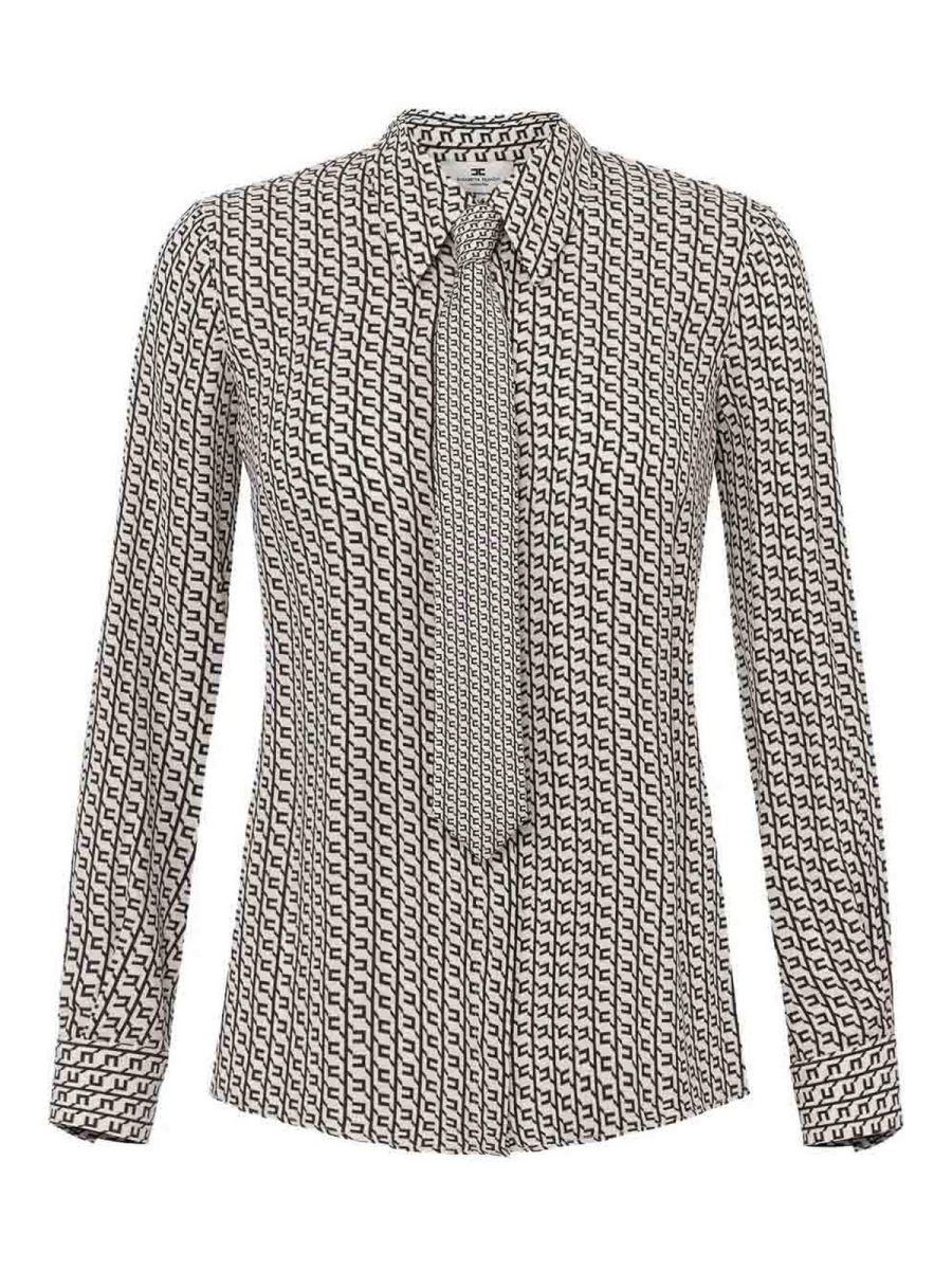 Elisabetta Franchi Chemise - Blanc