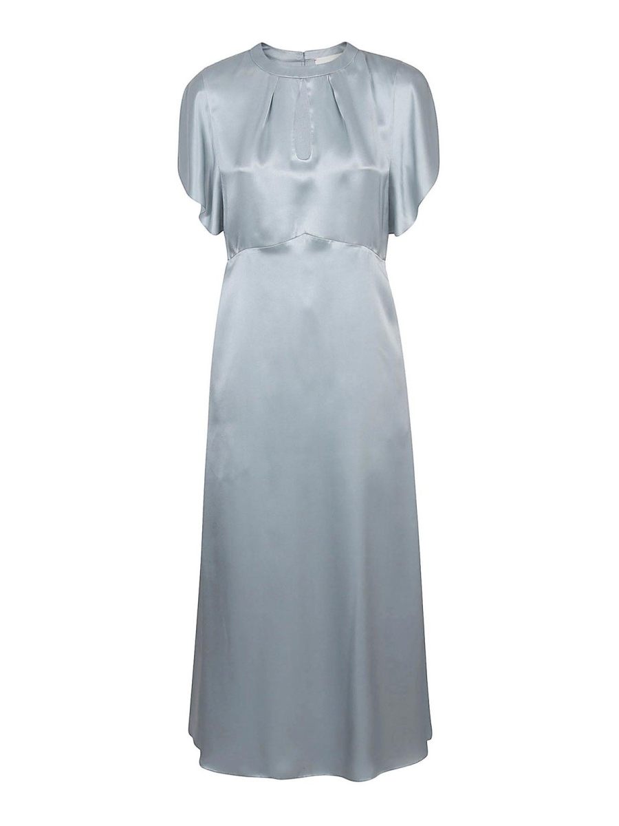 Crida Robe Au Genou - Bleu