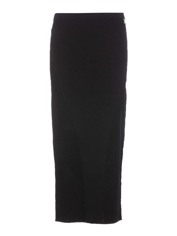 Patrizia Pepe Jupe Midi - Noir