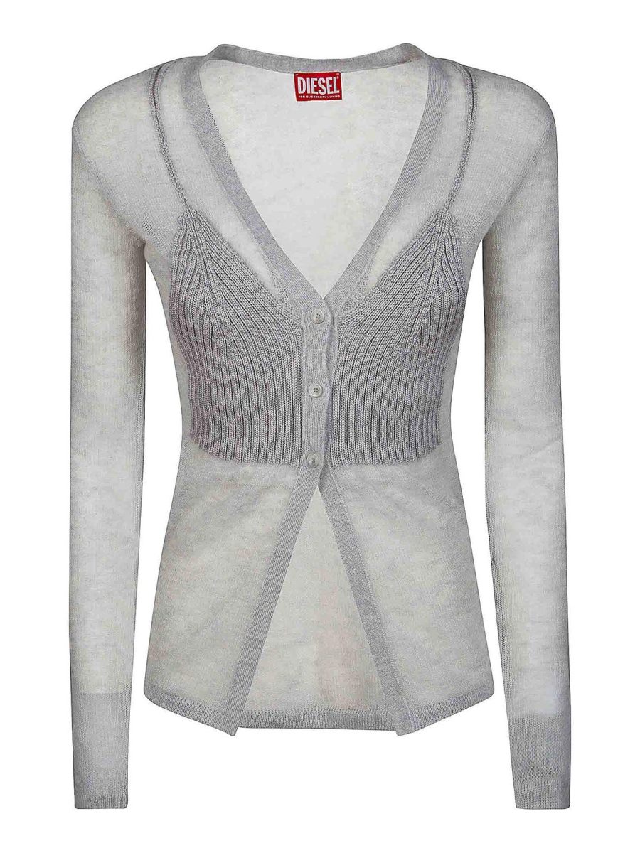 Diesel Cardigan - Gris