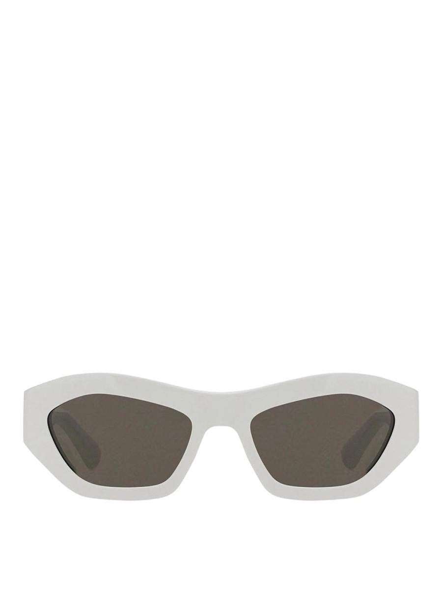 Bottega Veneta Lunettes De Soleil - Blanc