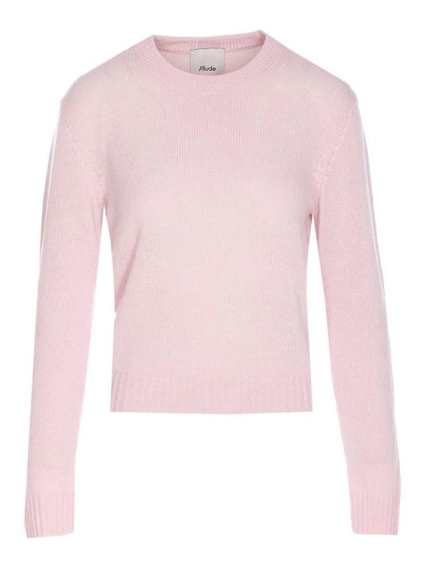 Allude Pull Col Rond - Rose