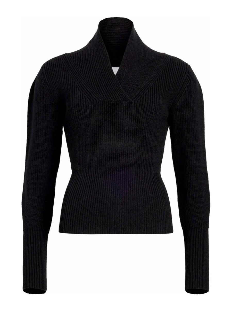 Patou Pull Col Rond - Noir