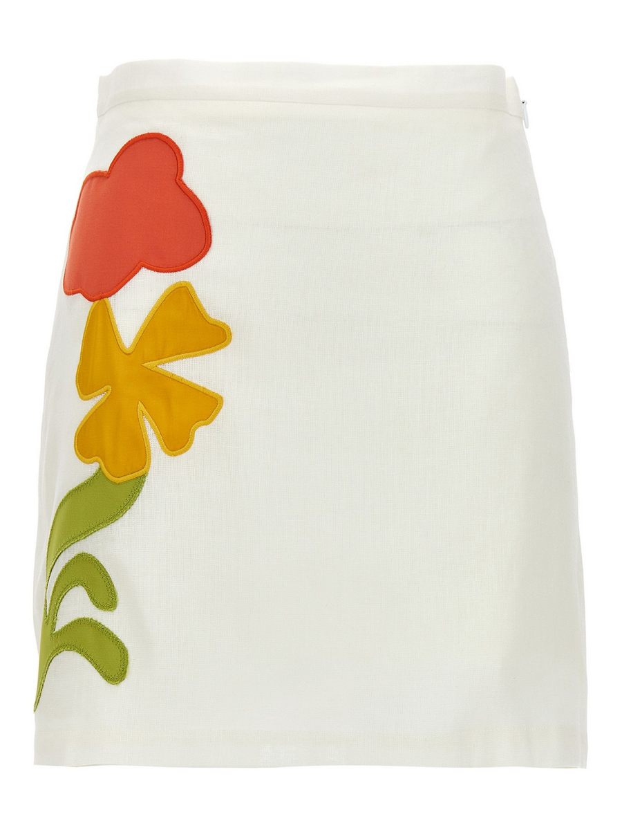 Marni Jupe Midi - Blanc