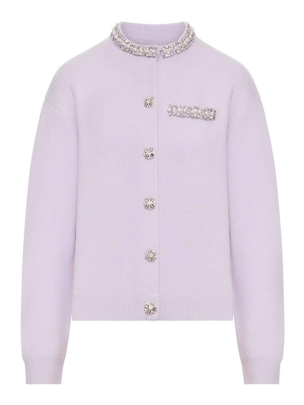 Self Portrait Cardigan - Rose