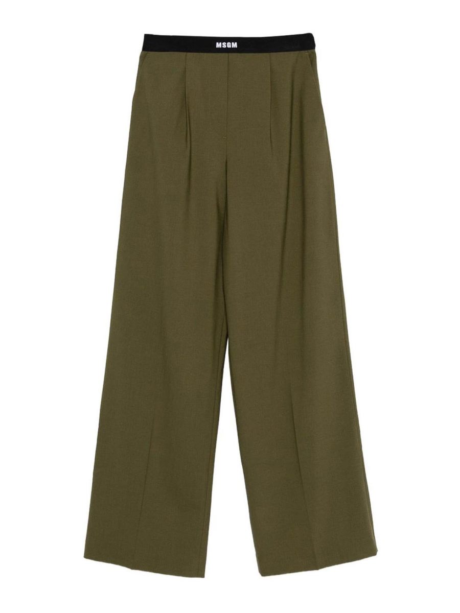 M. S.G. M. Pantalons Décontractés - Vert