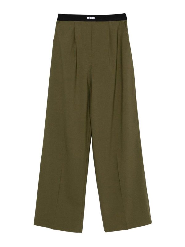 M. S.G. M. Pantalons Décontractés - Vert