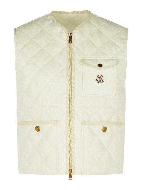 Moncler Gilet - Crème
