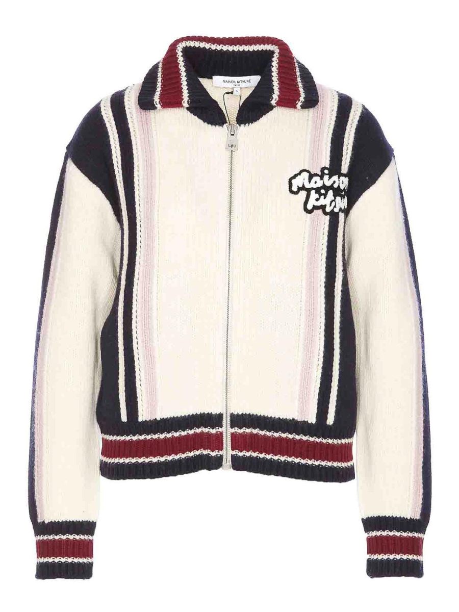 Maison Kitsuné Cardigan - Blanc