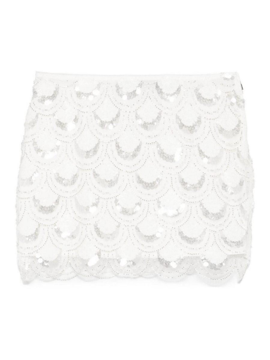 Rotate Birger Christensen Mini Jupe - Blanc