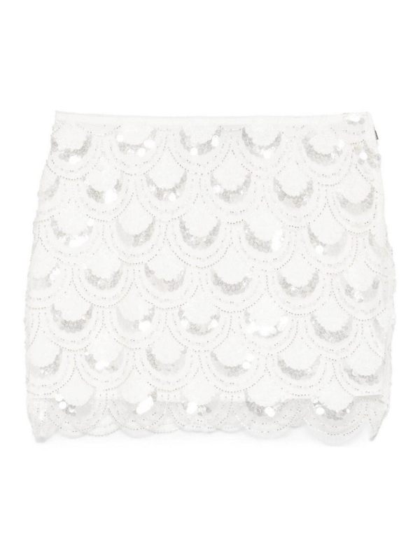 Rotate Birger Christensen Mini Jupe - Blanc