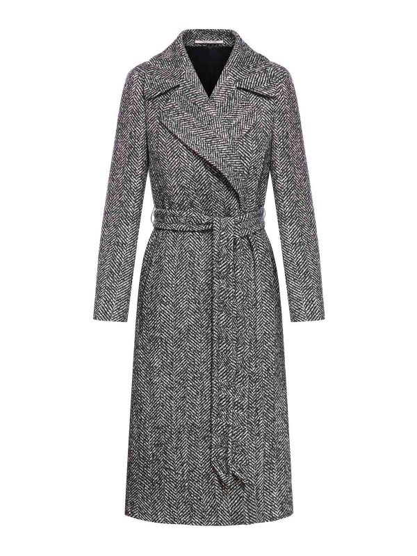 Tagliatore Manteau Au Genou - Noir