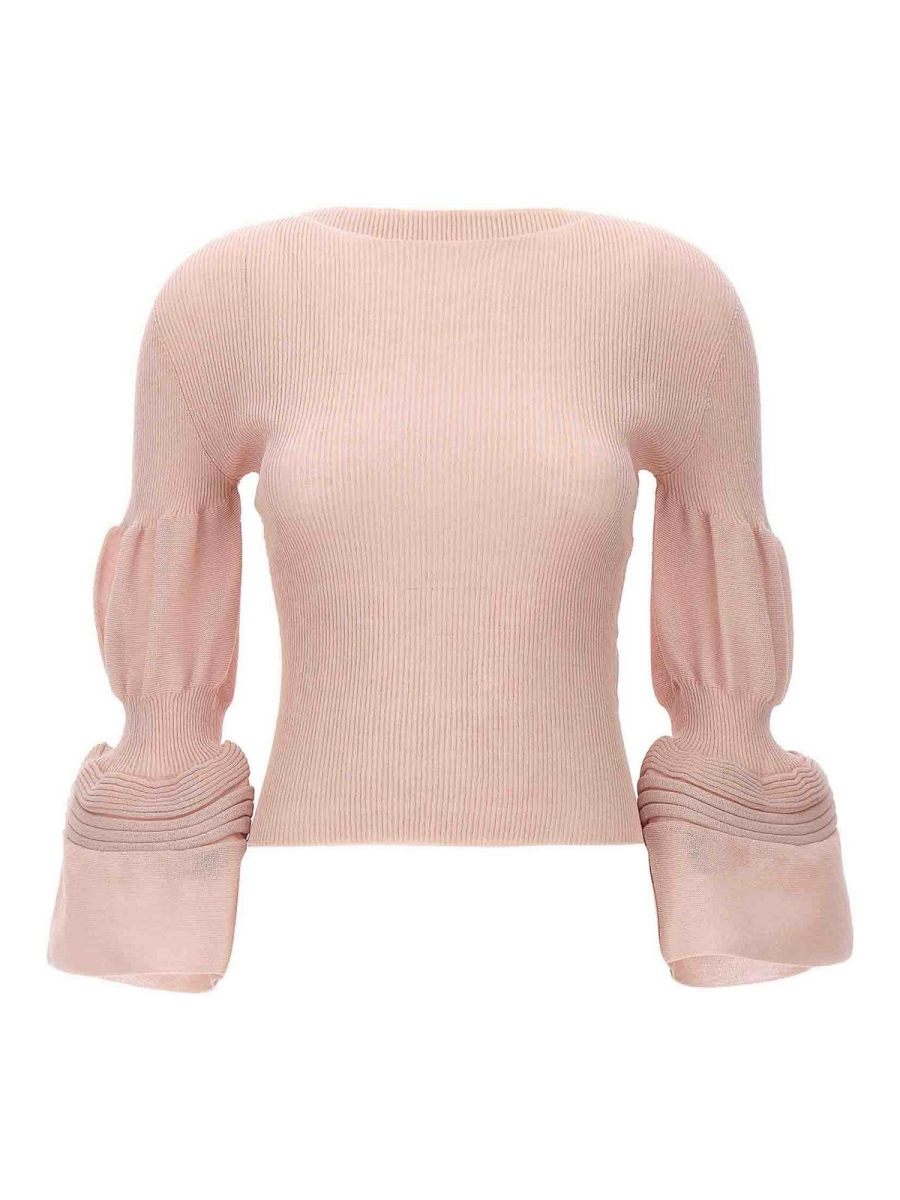 Pleats Please Issey Miyake Top - Couleur Chair
