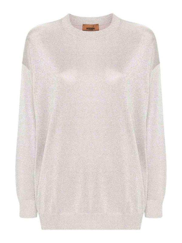 Missoni Pull Col Rond - Rose Clair
