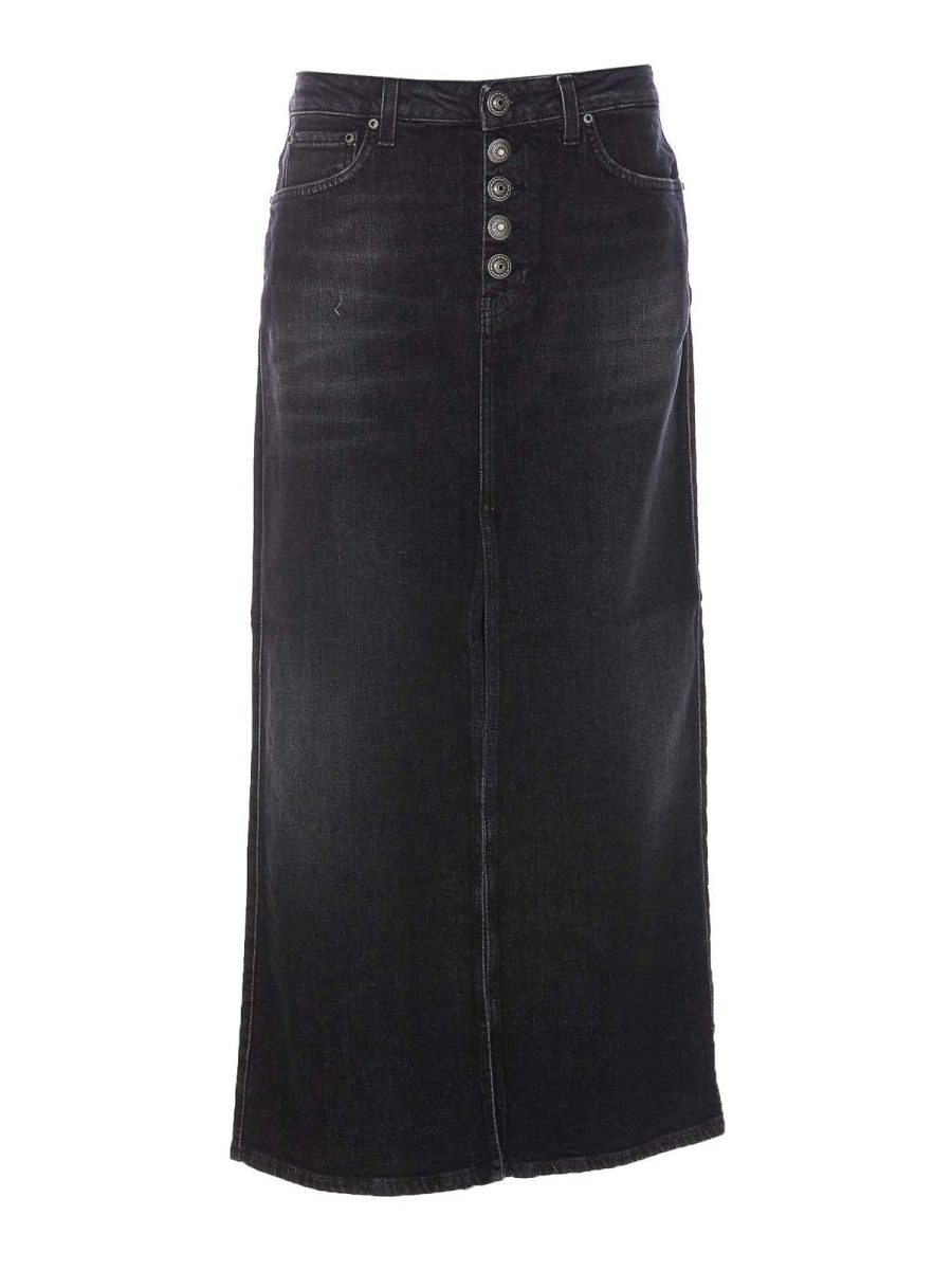 Dondup Jupe Longue - Noir