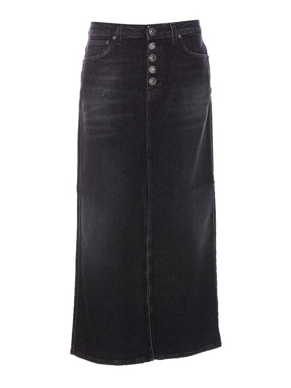 Dondup Jupe Longue - Noir