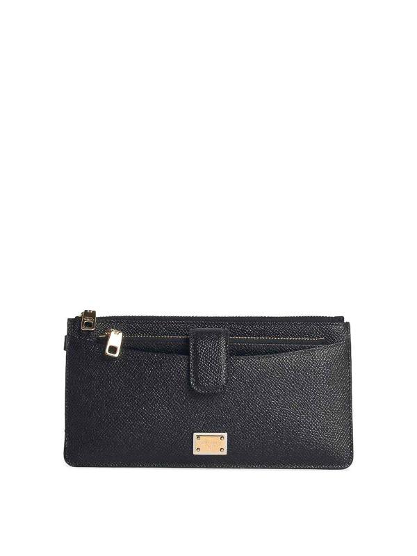 Dolce & Gabbana Manteau En Cuir - Noir
