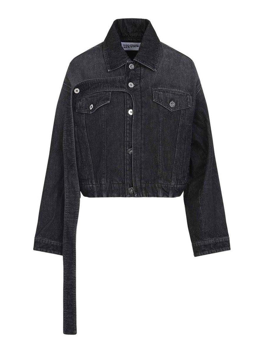 Jean Paul Gaultier Veste En Jean - Noir