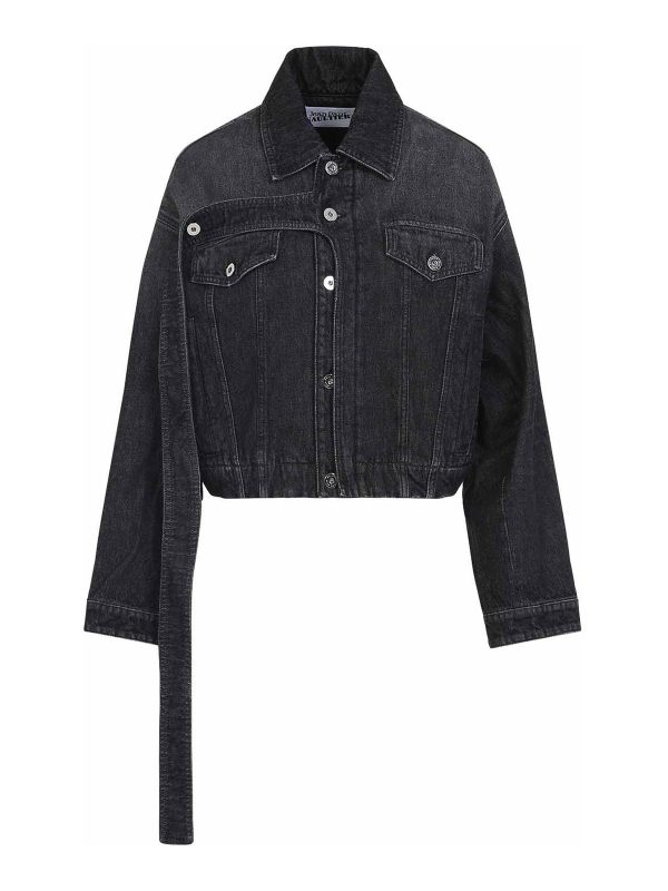 Jean Paul Gaultier Veste En Jean - Noir