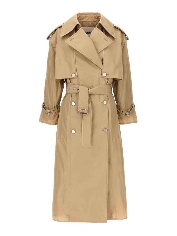 Jil Sander Manteau Court - Beige