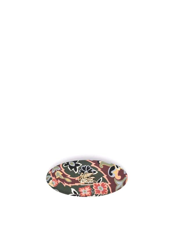 Etro Barrette à cheveux à imprimé floral