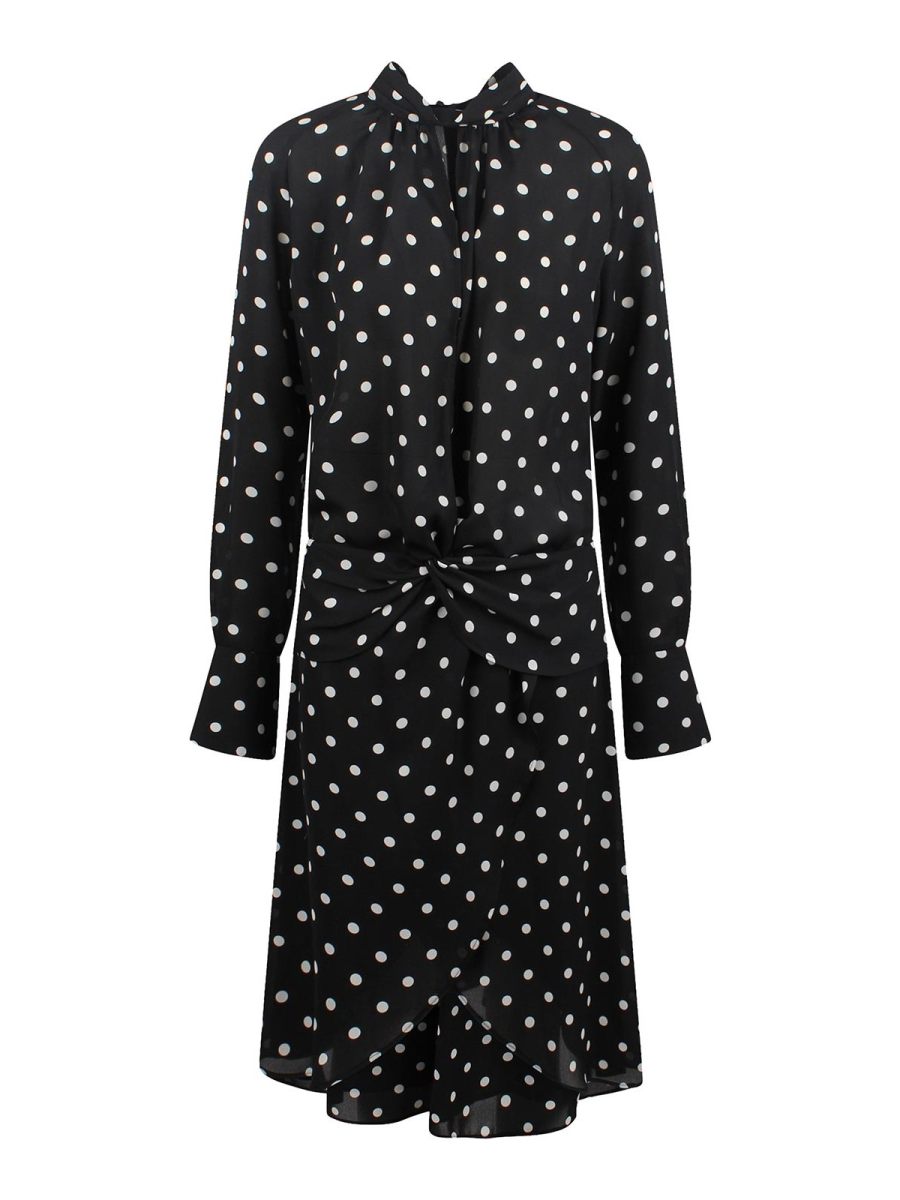 Nina Ricci Robe Au Genou - Noir