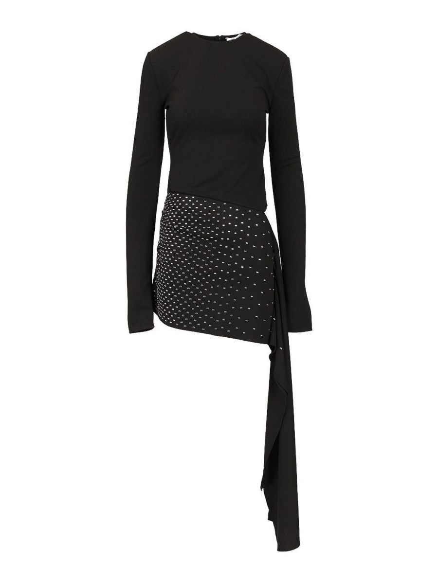 The Attico Robe Courte - Noir